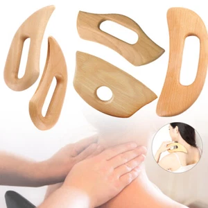 Wooden Lymphatic Drainage Therapy Tools Wood Paddle Anti Cellulite Massage Tool - Picture 1 of 65
