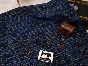 Computer Code Hackers Coding STEM cotton elastane stretch knit fabric 150cm wide - Bild 1 von 3