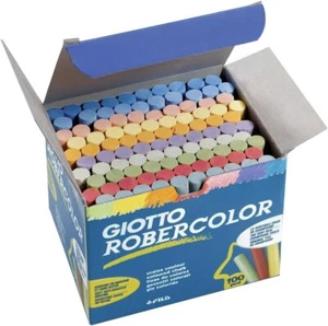 GIOTTO Robercolor Colour Chalk, 100 Assorted Colours x Round Chalk Pack, Dustle - Picture 1 of 2
