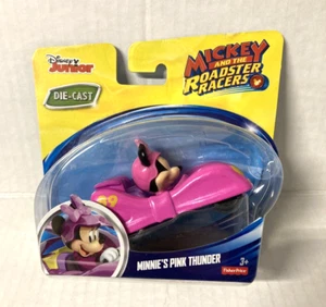 DISNEY JR - MICKEY AND THE ROADSTER RACERS - MINNIE'S PINK THUNDER - NEW! - Picture 1 of 2