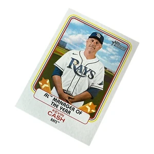 2022 Topps Heritage High Number Kevin Cash Award Winners #AW-8 Tampa Bay Rays - Picture 1 of 2