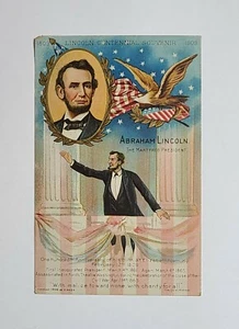 Antique Postcard Abraham Lincoln Centennial Souvenir 1908 - Picture 1 of 2