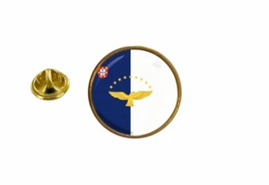 alfileres bandera nacional insignia redondo círculo azores portugal - Imagen 1 de 1