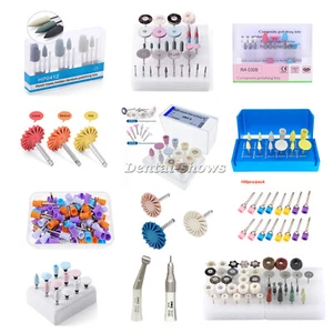 Kit de pulido compuesto dental diamante RA HP fresas pulidoras/pieza de mano de baja velocidad - Imagen 1 de 113