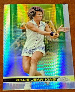 Billie Jean King 2024 Topps Chrome Tennis Prism Refractor - Picture 1 of 5