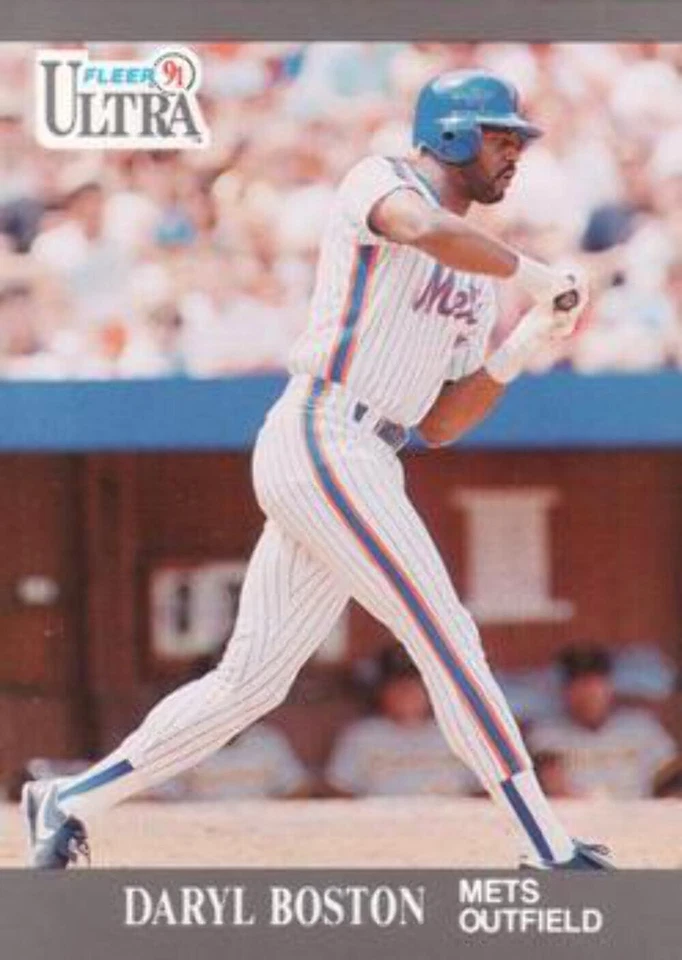 #211 Daryl Boston - New York Mets - 1991 Ultra Baseball - Image 1 of 1