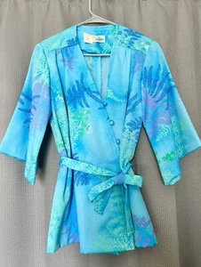 Schönes Vintage Andrade Honolulu Blusentop Gr. M Hawaii Polynesian Casuals - Bild 1 von 5