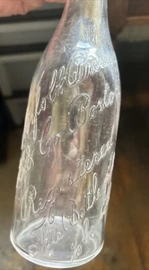 Antique & Rare! Norfolk Brewery Habich Co (H&C) Embossed Beer Bottle Boston Pics - Picture 1 of 6