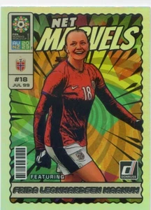 2023 Donruss FIFA Women's World Cup FRIDA LEONHARDSEN MAANUM #18 NET MARVELS - Picture 1 of 2