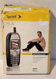 Sanyo RL-4930 Black/Gray Sprint Phone Tested Works - Picture 1 of 8
