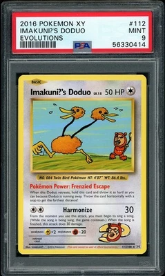 2016 Pokemon XY Evolutions Imakuni's Doduo #112 PSA 9 MINT - Image 1 of 2