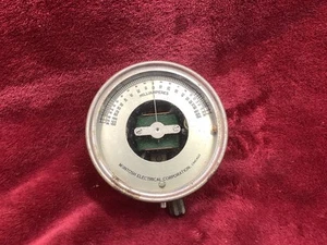 Early MCINTOSH Elecrical Corp Chicago Silver Milliamperes 4” Meter - Zdjęcie 1 z 6