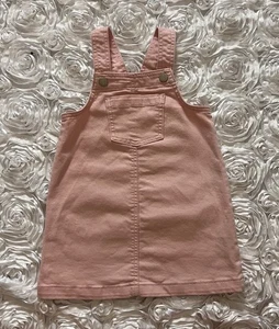 Old Navy Girls Pink Overall Dress Size 4T - Picture 1 of 5