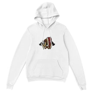 Sudadera con Capucha Tomahawk Jefe Nativo Americano Calavera - Diseño Guerrero Tribal - Imagen 1 de 2
