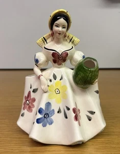 Vintage 8" Rubens Lady Planter Vase Lovely 6x5x4" Bowl - Picture 1 of 7