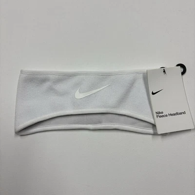 Nike Unisex Adulto Tejido Vellón Cálido Diadema OSFM Color Blanco Foto 1 de 4