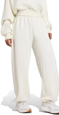 Calça Adidas Feminina Tamanho Médio Macia Lux Solta Nova Com Etiqueta Off White - Imagem 1 de 4