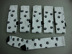 Neu ohne Etikett Spike It Damen-Volleyballsocken Größe Medium weiß/schwarz 6 Paar #2 - Bild 1 von 1