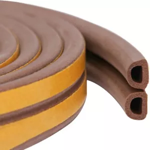10 M Door & Window Sealing Strips Self-adhesive Anti-collision Rubber Windtight - Picture 1 of 17