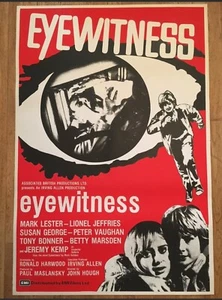 Eyewitness a.k.a Sudden Terror 1970 Original Film Poster & Press/Publicity Book. - Bild 1 von 2