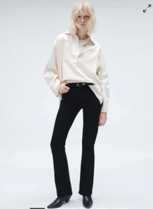 Rag & Bone The PEYTON Mid-Rise Bootcut Black Stretch Jeans Size 29, NEW NWT $225 - Picture 1 of 18