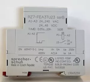 Sprecher Schuh RZ7-FEA3TU23 Timing Relay - Picture 1 of 6
