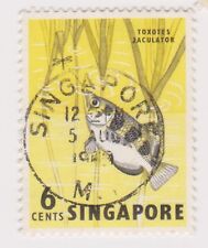 (K65-242) 1962 Singapore 6c Archer fish (V)