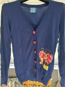 Quirky ladies Siren Cardigan Size S Vintage - Picture 1 of 8