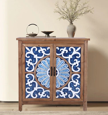 2 Door Accent Cabinets Sideboard Buffet Entryway Storage Cabinet for Living Room - Image 1 of 4