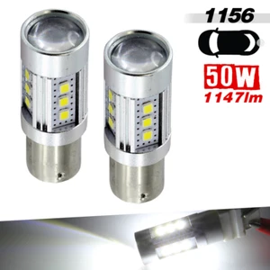 2x 1156 Proyector LED Bombillas de Luz Blanca para Bombillas de Reversa/Retroceso - Imagen 1 de 6