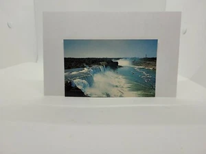 Postal Cataratas del Niágara Ontario Canadá Cataratas Americanas desde Torre Vista panorámica - Imagen 1 de 2