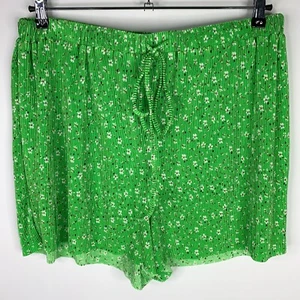 ASOS DESIGN Ditsy Floral Plisse Shorts UK‑18 BNWT High Waist Pleated - Picture 1 of 6