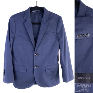 CREWCUTS LARUSMIANI Blue Sports Coal Casual Jacket Blazer Sz 7 Ludlow - Picture 1 of 13