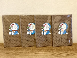GUCCI x Doraemon Collaboration Notebook Japan Limited NEW Set of 4 Novelty - Picture 1 of 14