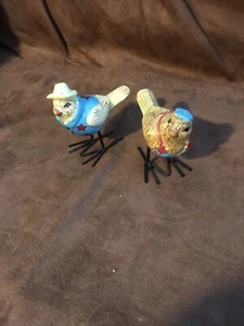 Cracker Barrel skurrile Strandvögel Steinzeug Salz und Pfeffer - Bild 1 von 7