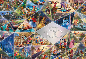Ceaco - Disney'S 100Th Anniversary - Thomas Kinkade - 100Th Anniversary Collage 