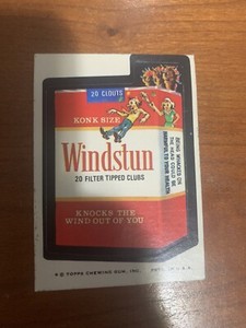 1974 Topps Wacky Packages 9th Series 9 WINDSTUN nm-