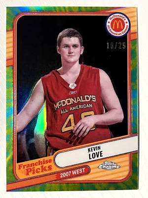 Kevin Love 2024 Topps Cromo McDonald's AA Franquicia Elige Tie Dye Refractor/25 Foto 1 de 2