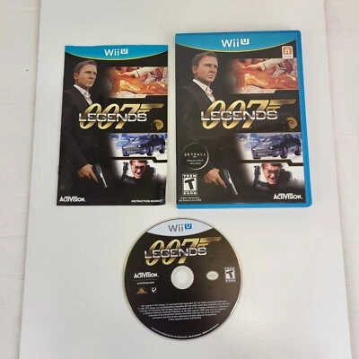 007 Legends - Nintendo Wii U James Bond Complete W/Manual - TESTED AND PLAYS - Image 1 of 4