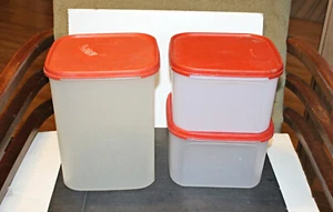 3 Tupperware Modular Mates Storage Container 1622, 1620 (2) 23 & 11 Cups w/Lids - Bild 1 von 7