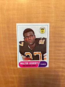 1968 TOPPS FOOTBALL #56 WALTER ROBERTS!! NR-MINT!! (N) $1 SHIPPING!! - Picture 1 of 2