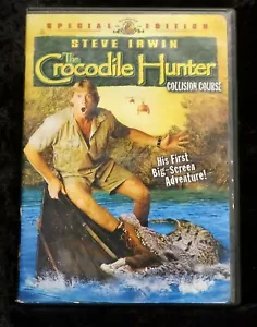 The Crocodile Hunter Collision Course Steve Irwin Terri Irwin DVD MGM 2002 Film - Picture 1 of 2