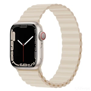 DEVIA APPLE WATCH 42/44/45/49MM DELUXE SPORT3 MAGNETARMBAND STARLIGHT - Bild 1 von 1