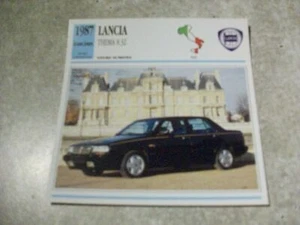 CARTE FICHE AUTO LANCIA THEMA 8.32 - Picture 1 of 1