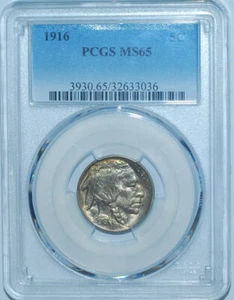 1916 P PCGS MS65 Buffalo Nickel - Picture 1 of 2