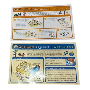 Cranium Cariboo 2004 Instruction Sheets For Beginner Advanced Learning Game - Picture 1 of 2