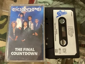 Europe THE FINAL COUNTDOWN Cassette 40-26808 **UK 1ST ISSUE 1986** PAPER LABELS - Picture 1 of 1