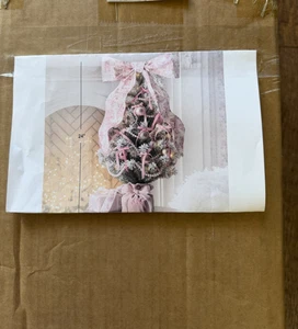 Neu Pottery Barn LoveShack ausgefallen dekorierter Mini-Baum (2 Fuß) rosa - Bild 1 von 3