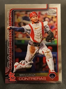 2025 Topps ✨CHROME✨#82 Willson Contreras - St. Louis Cardinals - Picture 1 of 3