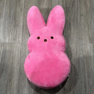 Peeps Animal Adventure Bunny Rabbit Plush Toy 11" Stuffed Easter Pink 2024 - Image 1 of 2